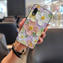 TPU-skal med tecknad blommotiv till Samsung Galaxy Xcover Pro
