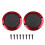 Car Subwoofer Grille Black Protective Metal 2 Pcs 1