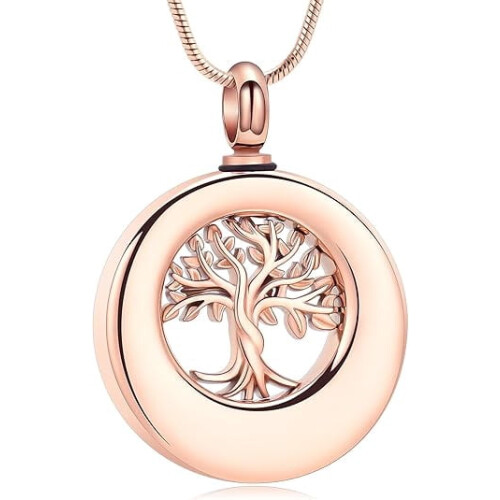 Collier urne Arbre de Vie pour cendres (1 pièce)