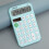 Solar Calculator 12-Digit Clear LCD Basic Math 1
