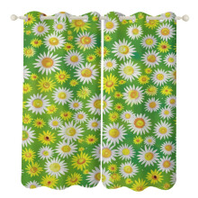 Rideaux occultants thermiques à imprimé floral pour chambre à coucher