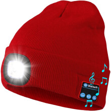Bonnet Bluetooth Morttic avec phare rouge