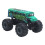 Σχολικό Λεωφορείο Monster Truck Παιχνίδι Die Cast Τραβηγμένο Πίσω Αυτοκίνητο Πράσινο 1