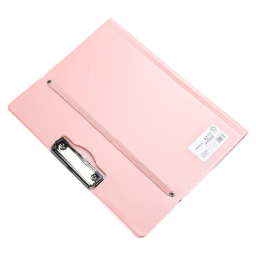 Plastic File Folder A3 with Metal Clip Frosted 1