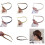 Hårband med texturerat grepp, acetat, barn, kvinnor, 1-pack 2