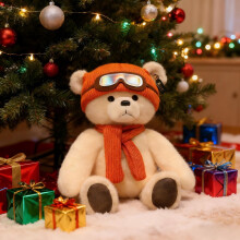 Teddy Bear Plush Hooded 10 Inch Brown Stuffed Animal