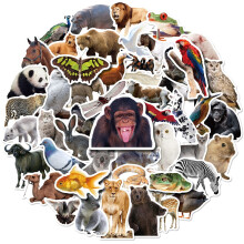 Cartoon Animal Stickers Pack 50 Pieces
