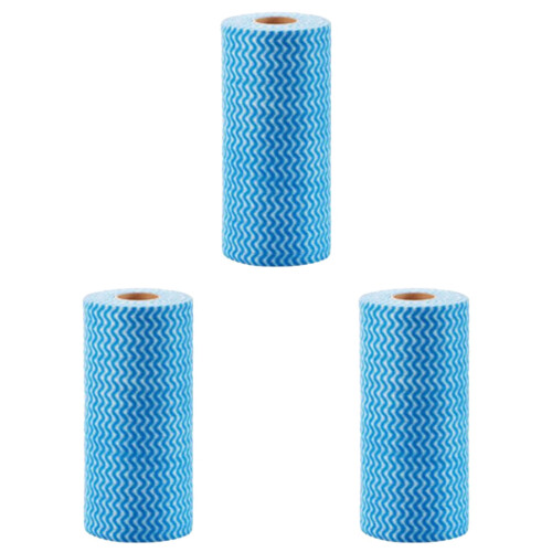 Reusable Dish Cloths Kitchen Rags 3 Rolls 150 pcs