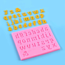 硅胶巧克力蛋糕字母数字模具
