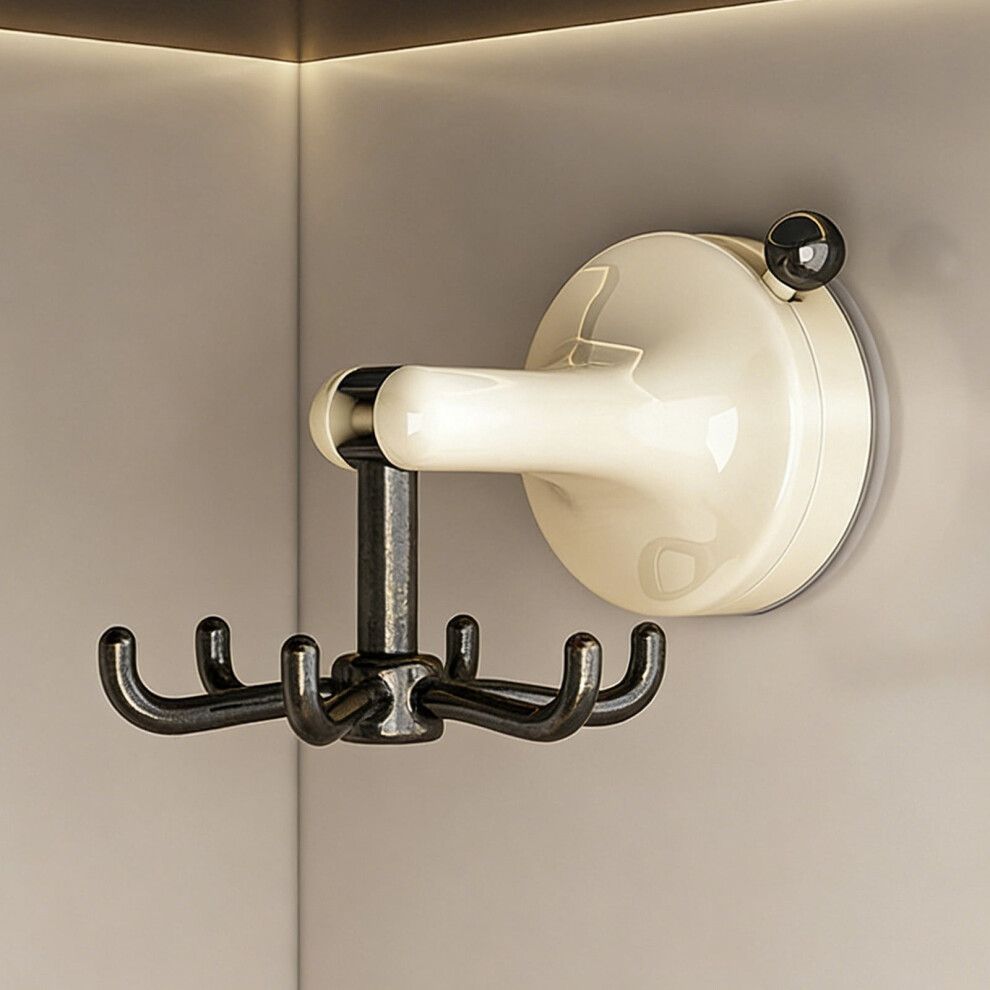 Rotating Kitchen Hook With Suction Cup 6-Claw 959110552537