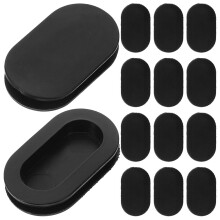 Piggy Bank Stopper Black 20 pcs 4.3 x 2.6 x 0.7 cm