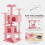 Cat Tree Tower for Indoor Cats 54 Inch Multi-Level 2