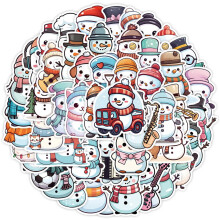 Nordic Christmas Doodle Stickers 50-Pack