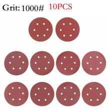 9 Inch 225mm Sanding Discs 10pcs 6-Hole 60-400 Grit