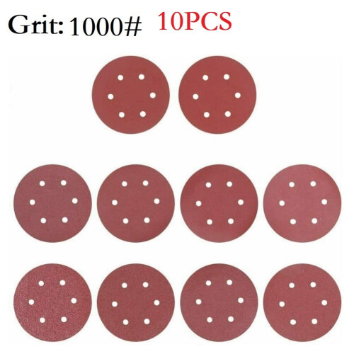9 Inch 225mm Sanding Discs 10pcs 6-Hole 60-400 Grit