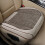 Linen Seat Cushion with Mesh Insert and Cooling Perforations 1