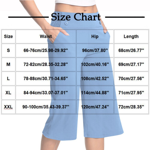 Women's elastic bermuda shorts blue S 1