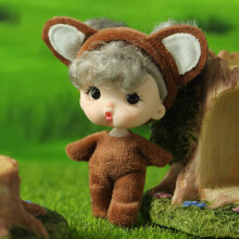 Soft PVC Doll Toy 3.5 Inch with Detachable Clothes