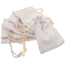 Pochettes à bijoux en lin (20 pièces)