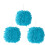 Absorbent Hanging Hand Towel Ball Chenille 6.8 inch Soft 1
