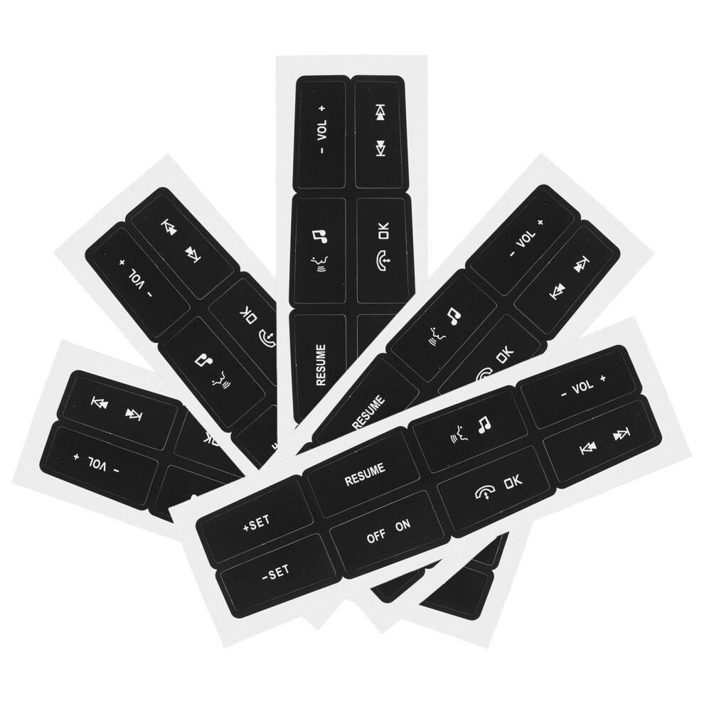 Steering Wheel Button Repair Decals For Ford 2011Â2012 5 9178400894794