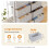 Fabric Dresser with 8 Drawers Light Gray 6