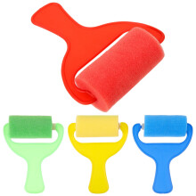 Mizh sponge paint rollers set for kids and artists 4 pcs