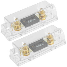Ghojet ANL Fuse Holder 32V DC Transparent Case 2 pcs