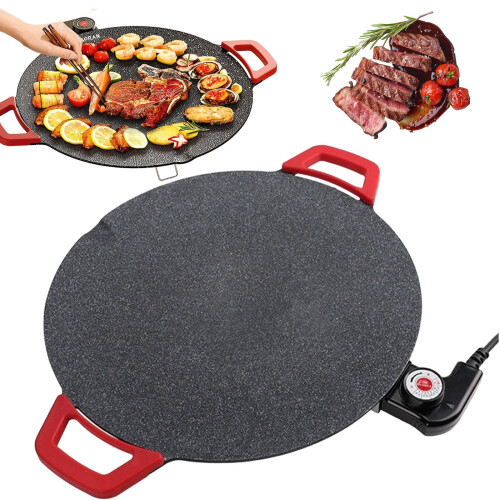 Electric Griddle Nonstick Round 36cm 1PC