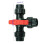 3-Way Diverter Plastic Tee Connector for Valve Hose Fitting 1