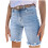 Women's denim short shorts with button pockets 2