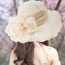 Chapeau en faux lin pour femme, léger et confortable