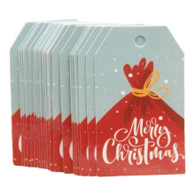 Christmas Gift Tags Kraft Paper DIY Hanging Labels Set of