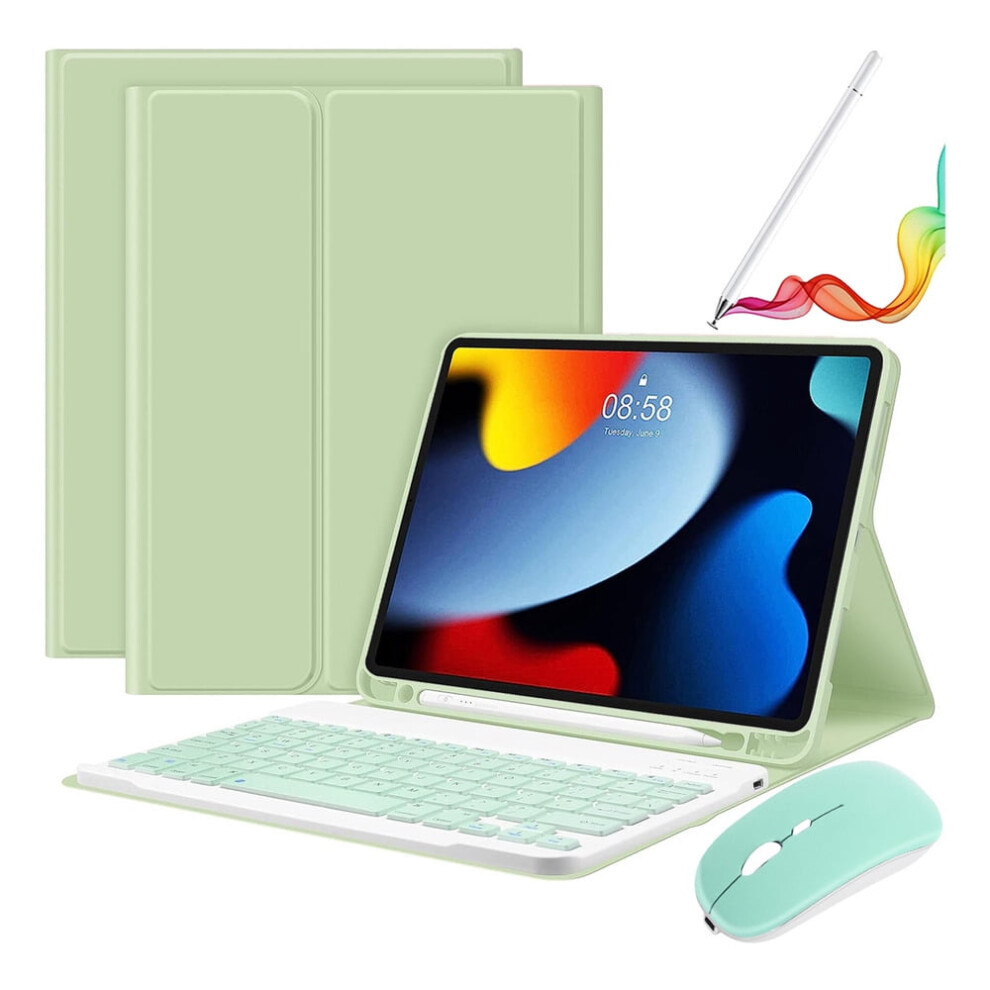 Ipad 10.2 Inch Case With Keyboard, Mouse, And Pencil For 941196108067
