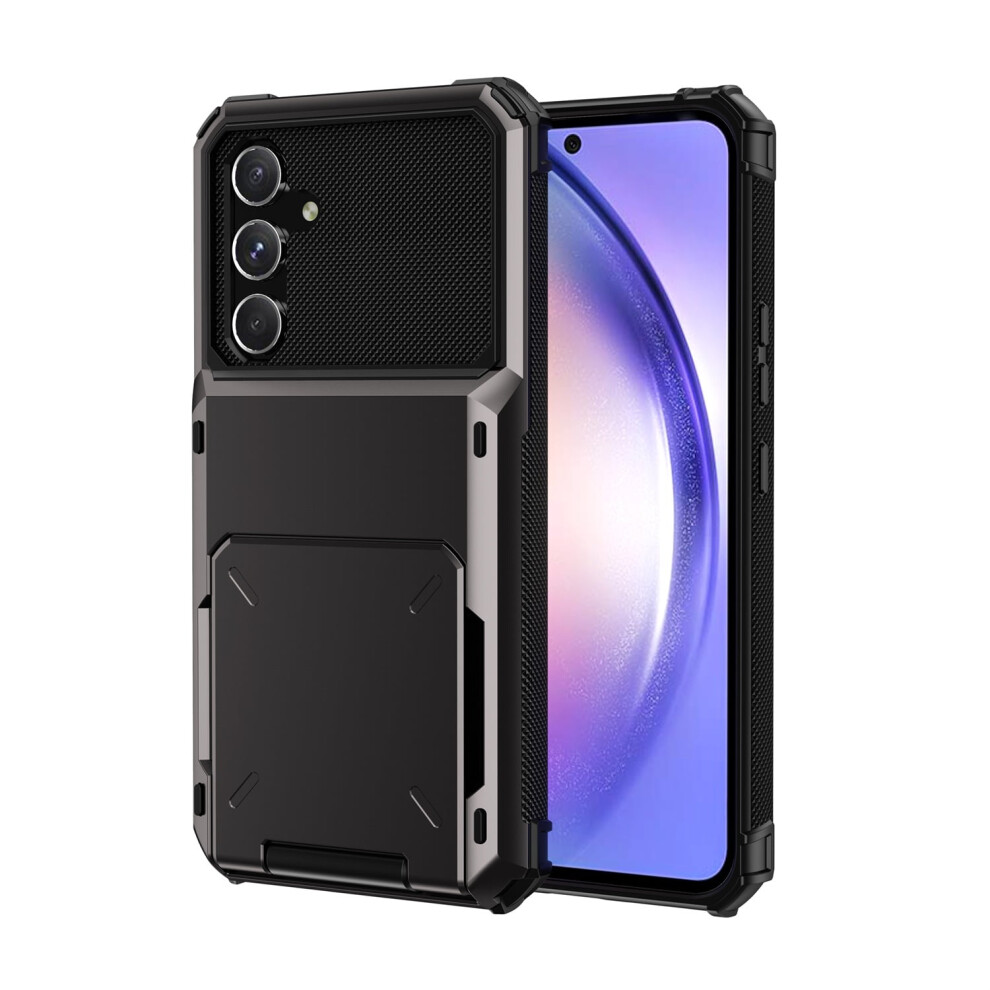 Samsung Galaxy A16 5G Rugged 2-In-1 Wallet Case Gray 9023022328342