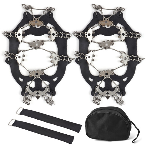 Lixada ice grips for shoes 32 spikes 1