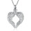 Collier urne funéraire en forme d'aile d'ange pour cendres 1