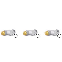 3X Fuel Hose Swivel 360 Rotating Connector for Fuel Nozzle Multi Plane Fuel Plane Swivel 3/4 Inch