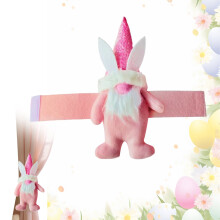 Easter Curtain Tiebacks Rabbit Couple Decorative Holdbacks