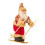 Figurine de Père Noël skiant pour cheminée (1 pièce) 1