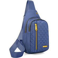 Gesteppte Bauchtasche in Unifarbe, Unisex, klein, 1 Stück