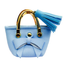 1/6 Scale Handbag with Bow Tie for 12" BJD Dolls Light Blue