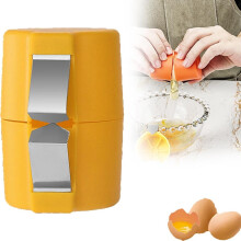 Egg Opener Handheld Cracker Yellow