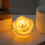 Flameless LED Rose Candle White Tealight 12 Pack 4