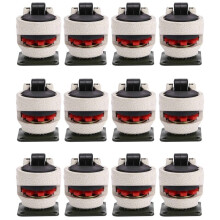 12 Pcs Retractable Leveling Casters Industrial Machine Swivel Caster Castor Wheel for Office Chair Trolley 220lbs