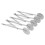 Deigskjærer i rustfritt stål, justerbar med 5 hjul 5