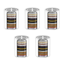 5X 20 Stufen Ersatz Duschwasserfilterkartusche (Ohne GehäUse), Kompatibel mit Jedem Duschfilter mit ÄHnlichem Design