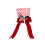 Christmas Tree Topper Hat with Bow Ribbon Decor 1