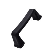 Bathroom grab bar concealed handle black