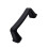 Bathroom grab bar concealed handle black 1